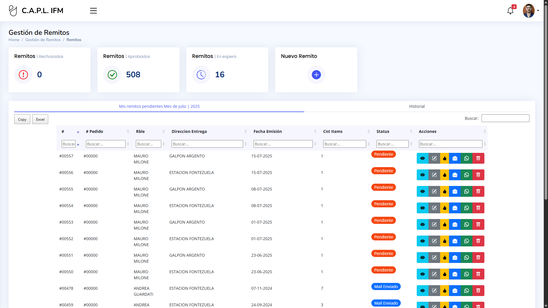 C.AP.L. Facility Management App